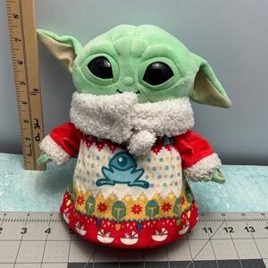 Star Wars The Child Grogu Holiday Plush Mattel GYY25 Christmas Sweater 8 Inch
